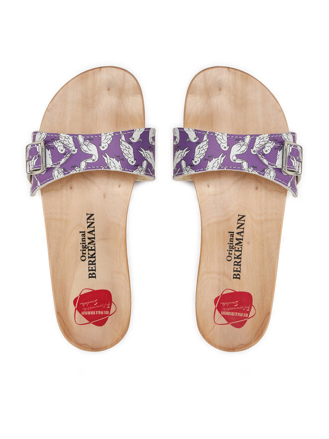 Berkemann Pantoletten Berkemann Original Sandale 00100 Violett