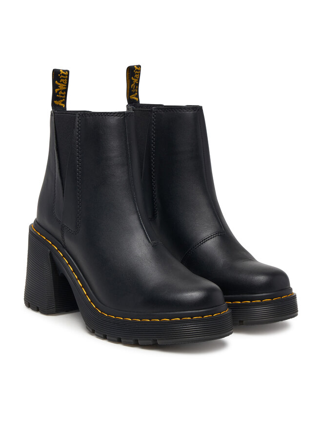 Dr. Martens Stiefeletten Dr. Martens Spence Leather Flared Heel DM26440001 Schwarz