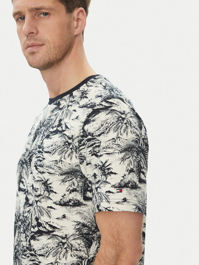 Tommy Hilfiger Tommy Hilfiger T-Shirt Summer MW0MW38933 Μαύρο Slim Fit