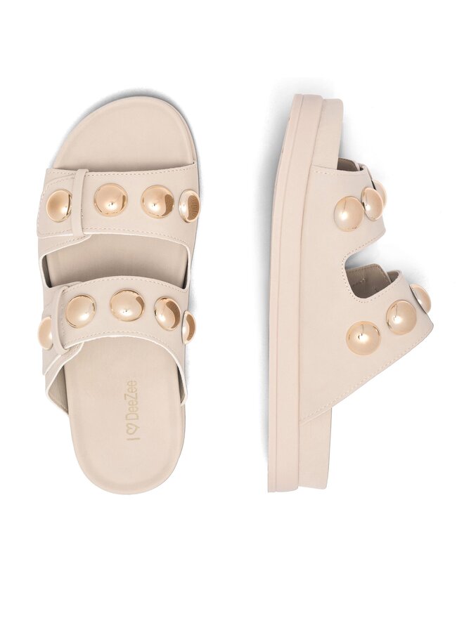 DeeZee Șlapi DeeZee WS6099-01 Bej