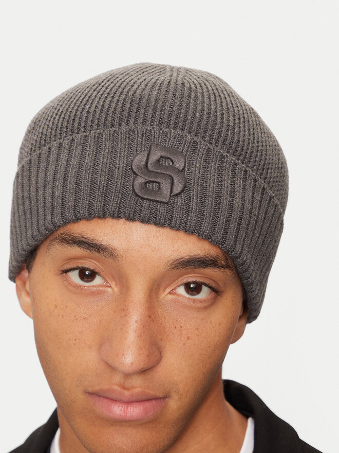 BOSS Gorro Boss Edo 50522444 Gris