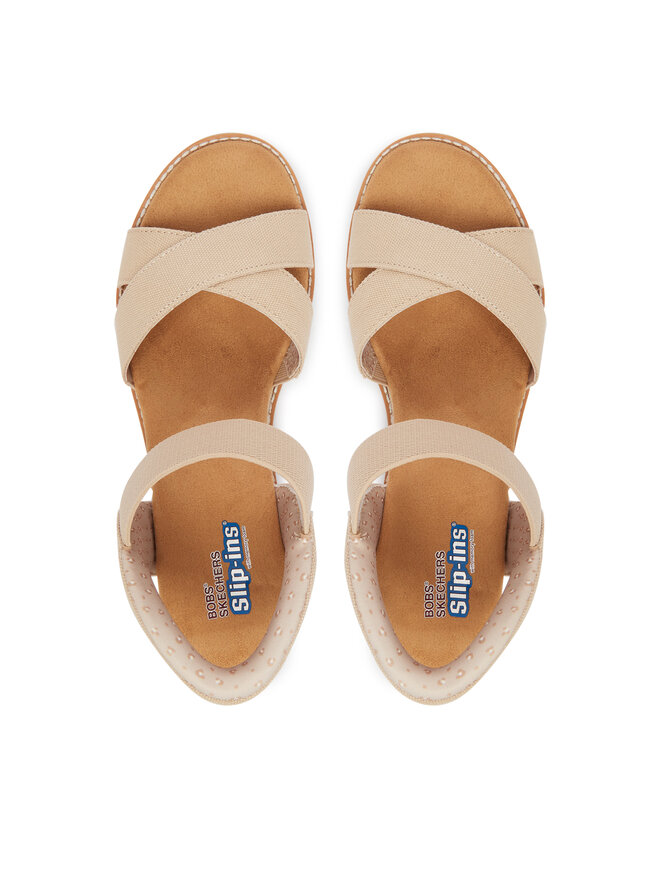 Skechers Босоніжки Skechers BOBS Desert Kiss - Golden Lily 114418/NAT Бежевий