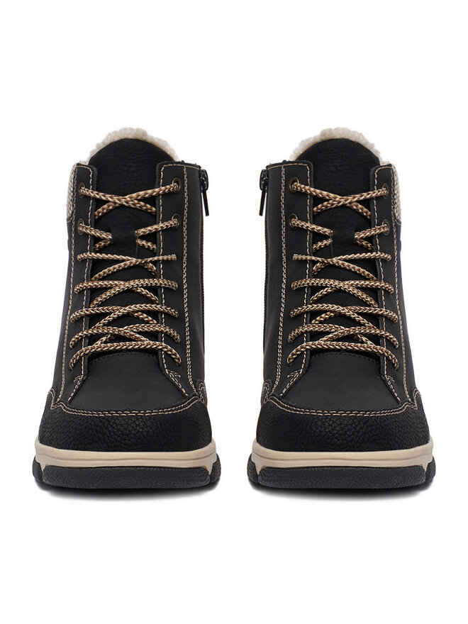 Rieker Schnürschuhe Rieker CEO-L5602-00 Schwarz