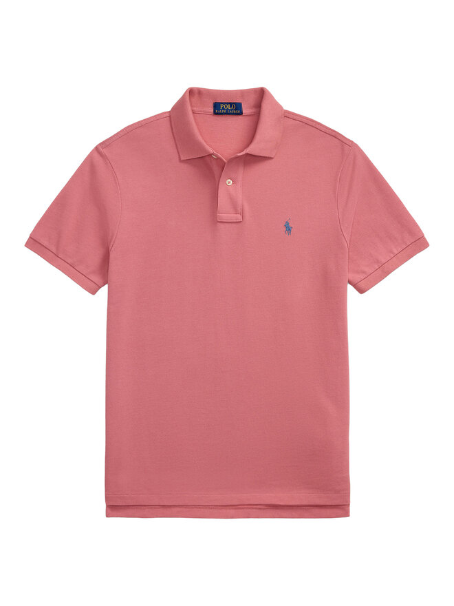 Polo Ralph Lauren Polo Ralph Lauren Поло 710536856466 Рожевий Slim Fit