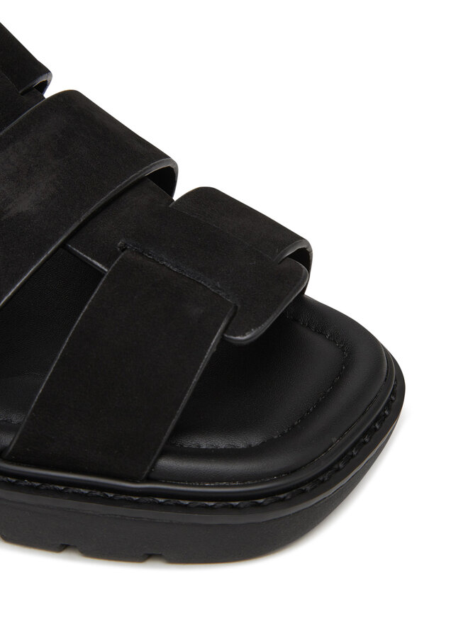 Calvin Klein Jeans Сандали Calvin Klein Jeans Fisherman Hw Sandal Lth YW0YW01962 Черен