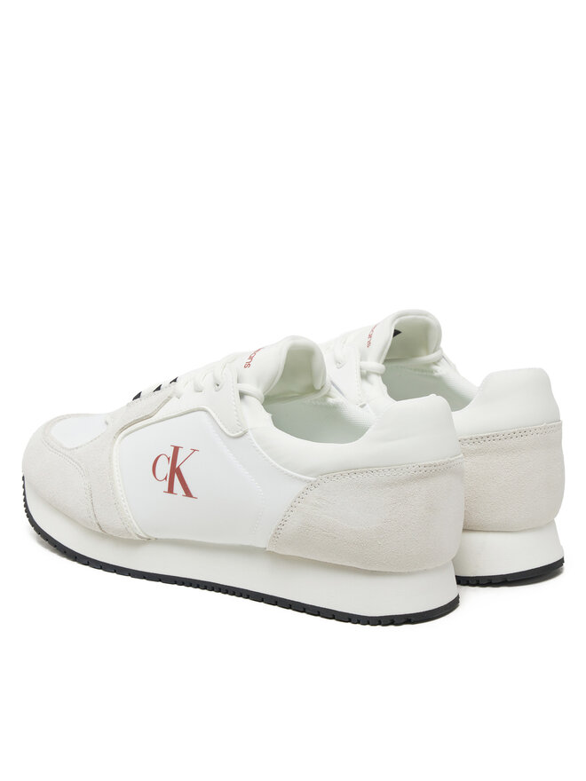 Calvin Klein Jeans Αθλητικά Calvin Klein Jeans Retro Sock Runner Mg YM0YM01152 Λευκό
