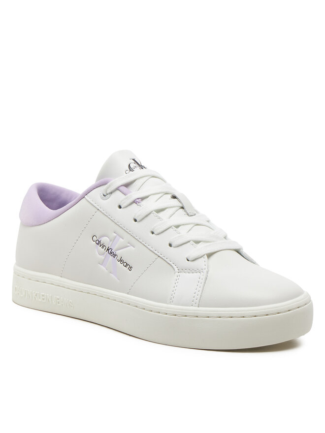 Calvin Klein Jeans Sneakers Calvin Klein Jeans Classic Cupsole Lowlaceup Lth Wn YW0YW01444 Bianco