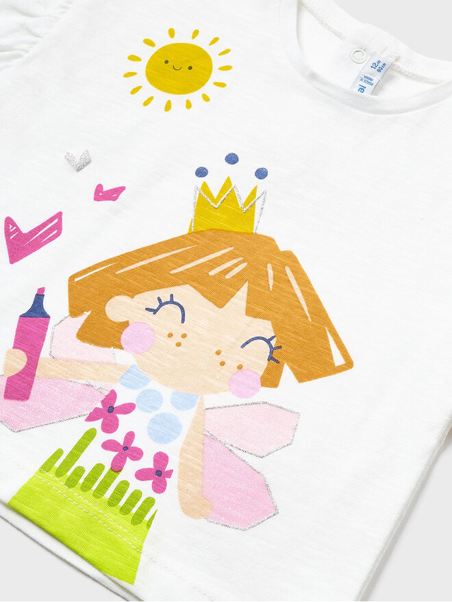 Mayoral Mayoral T-Shirt 1010 Λευκό