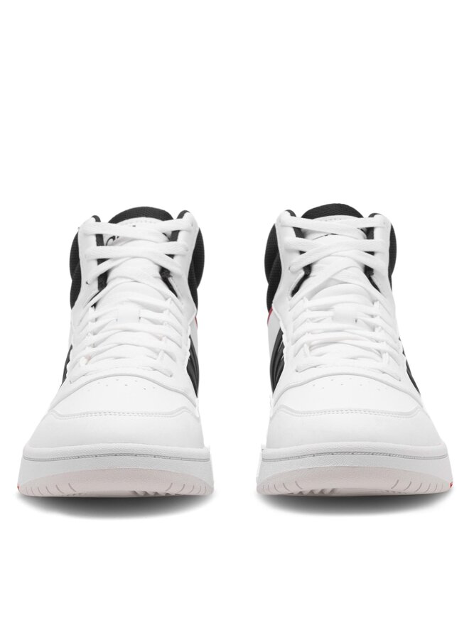 adidas Sneakersy adidas HOOPS 3.0 MID GY5543 Biały