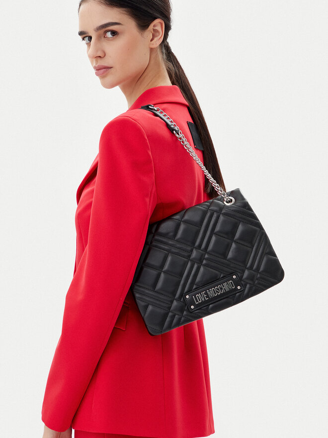 LOVE MOSCHINO Ročna torba LOVE MOSCHINO JC4153PP1MLA000B Črna