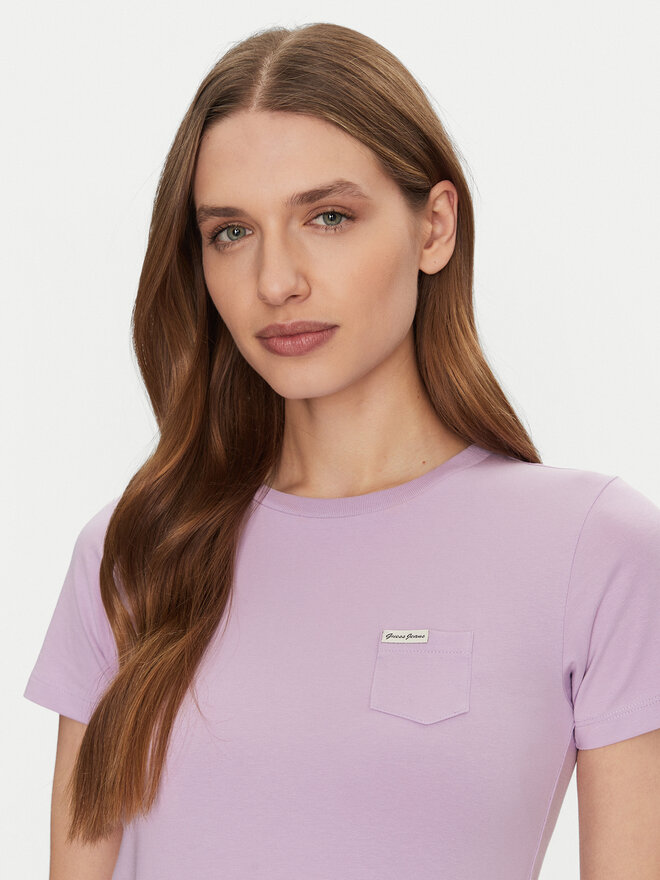 Guess Jeans Guess Jeans T-Shirt W5RI52 J1314 Violett Regular Fit