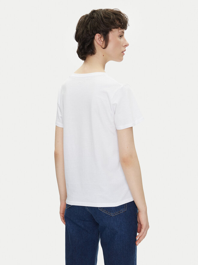 Pepe Jeans Pepe Jeans Camiseta Macy PL506051 Blanco Regular Fit