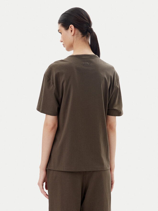 EA7 Emporio Armani EA7 Emporio Armani Camiseta 7W000098 AF12503 U6139 Marrón Loose Fit