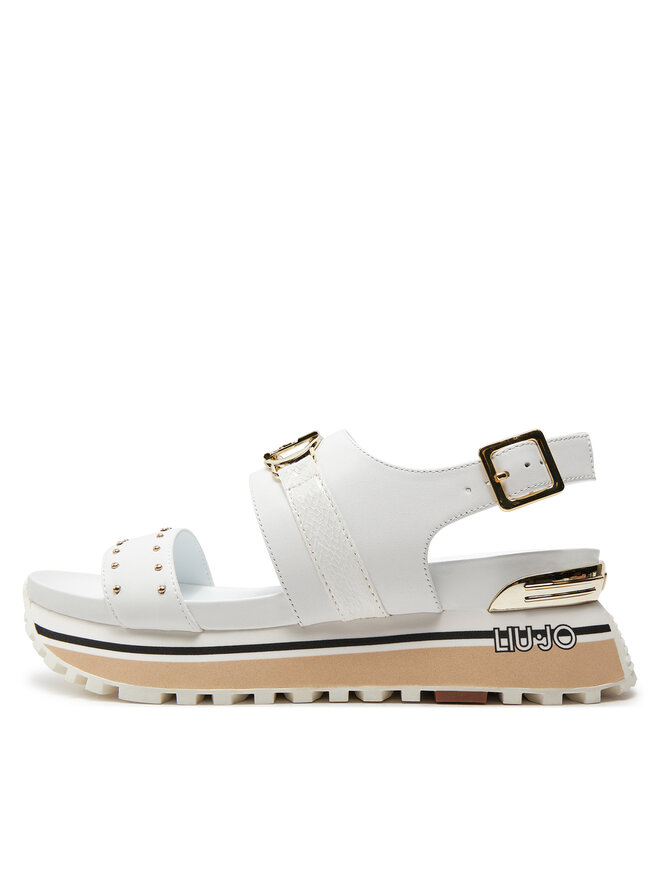 Liu Jo Σανδάλια Liu Jo Maxi Wonder Sandal 27 BA4107 P0102 Λευκό