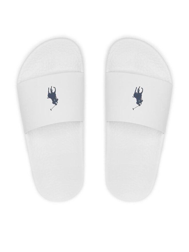 Polo Ralph Lauren Ciabatte Polo Ralph Lauren Polo Slide 809892945007 Bianco