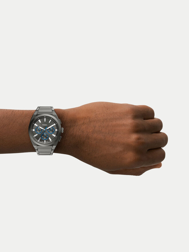 Fossil Годинник Fossil Everett  Chronograph FS6107 Сірий