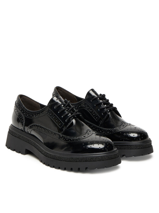 Tamaris Oxford Schuhe Tamaris 1-23619-45 Schwarz