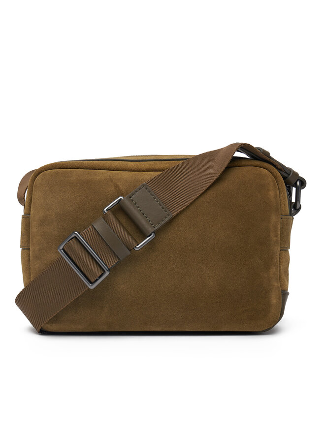 Tommy Hilfiger Válltáska Tommy Hilfiger Th Casual Suede Camera Bag AM0AM13231 Zöld