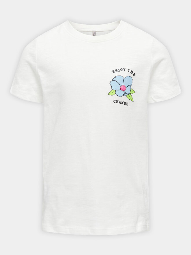 Kids ONLY Kids ONLY T-Shirt Bone 15317846 Weiß Regular Fit