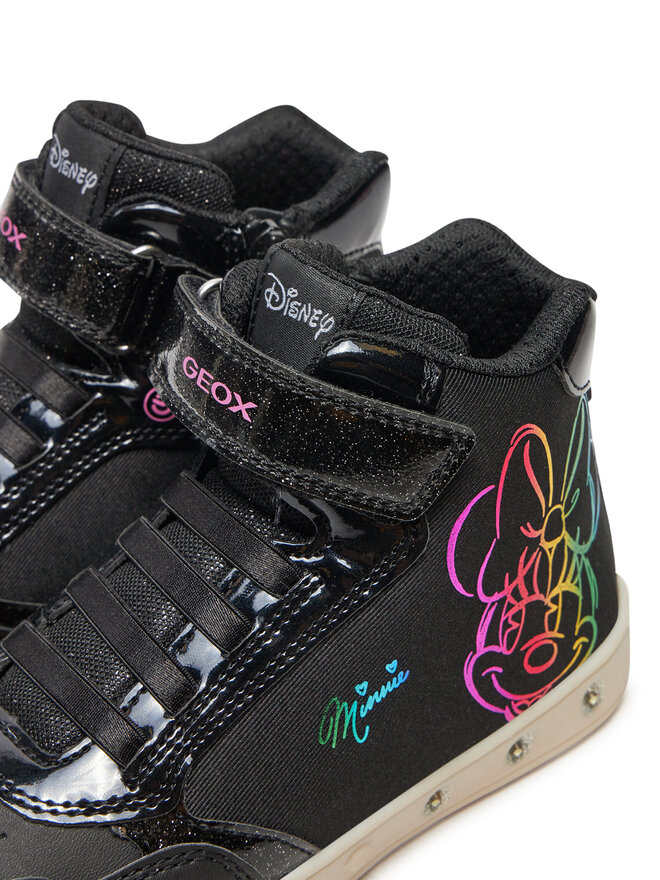 Geox Sneakersy Geox Skylin Girl J468WE 011KN C9999 S Černá