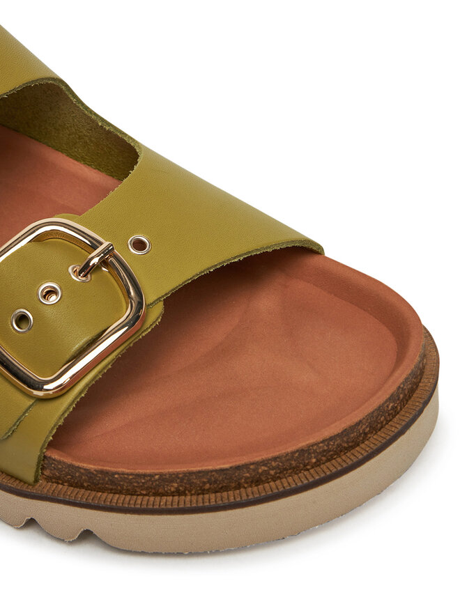 Dr. Brinkmann Klapki Dr. Brinkmann 700680-71 Zielony