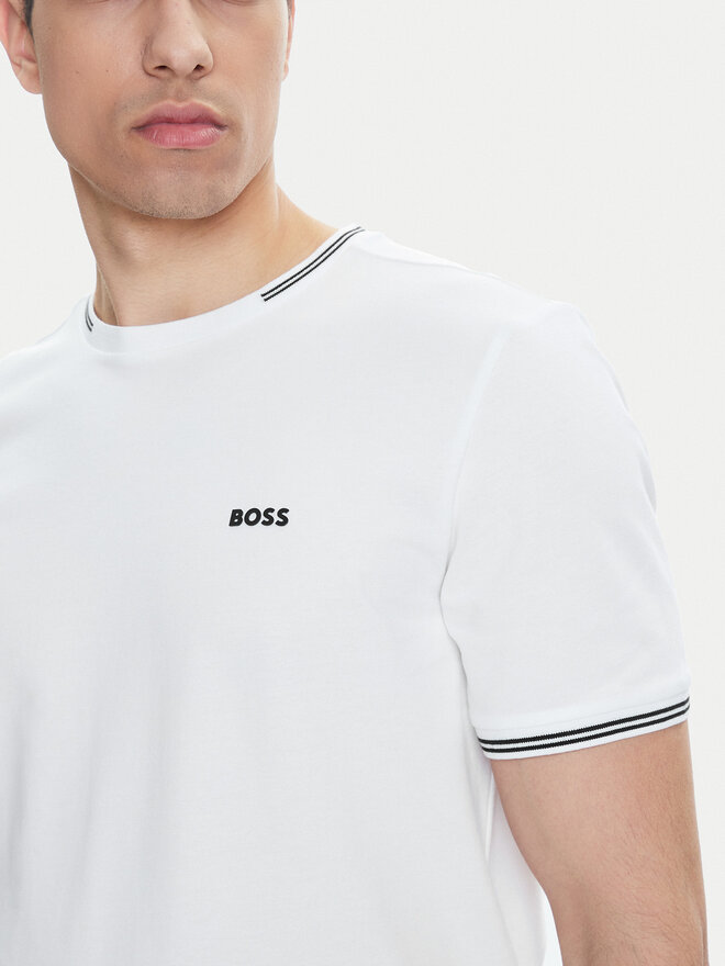 BOSS BOSS Camiseta Taul 50521245 Blanco Regular Fit