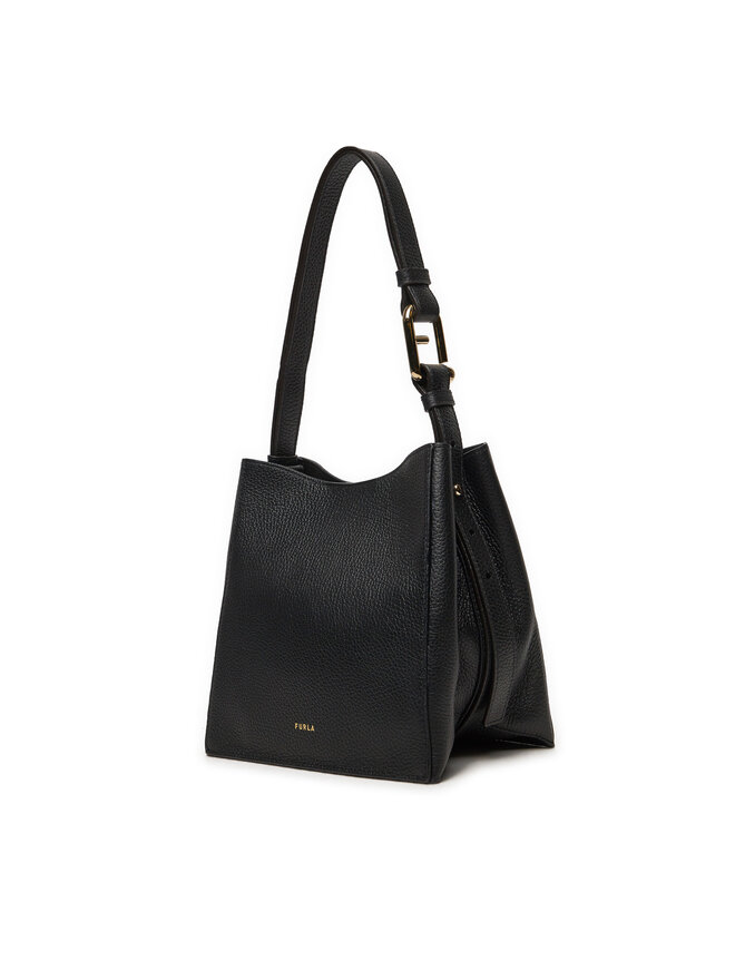 Furla Handtasche Furla Nuvola Bucket Bag Mini WB01373-HSF000-O6000 Schwarz