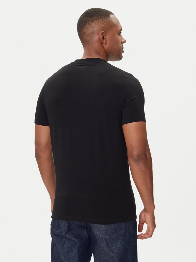 KARL LAGERFELD KARL LAGERFELD Camiseta 755032 554221 Negro Regular Fit