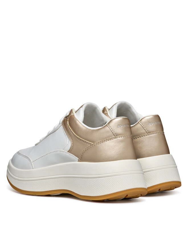 Geox Sneakers Geox D Spherica Ecub-3 D46WTB 054AJ C1327 Weiß