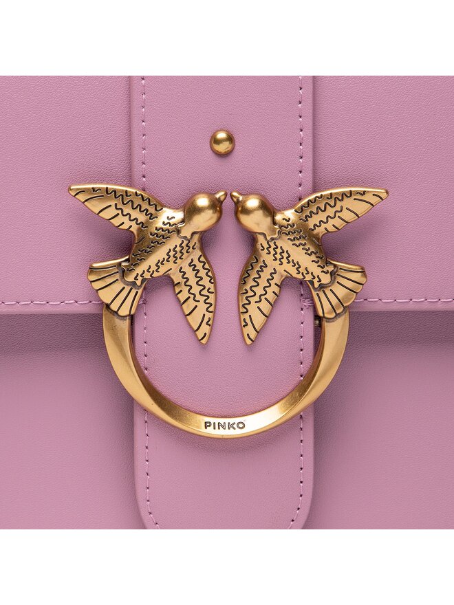 PINKO Handtasche Pinko Love Classic Icon Spallaccio Je AI 22-23 PLTT 1P22TT Y5H7 Rosa