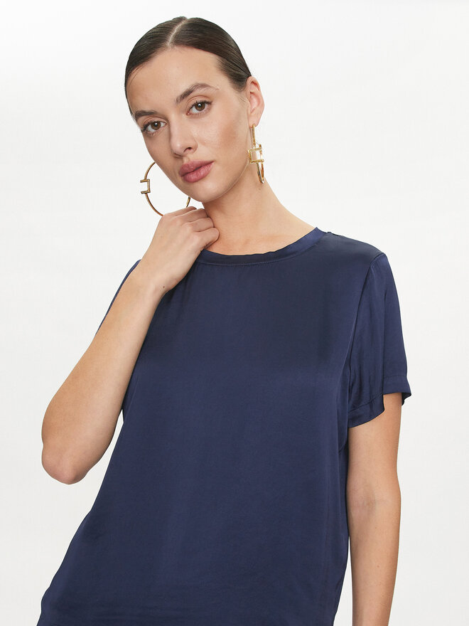 ViCOLO ViCOLO Póló TB0040 Sötétkék Regular Fit