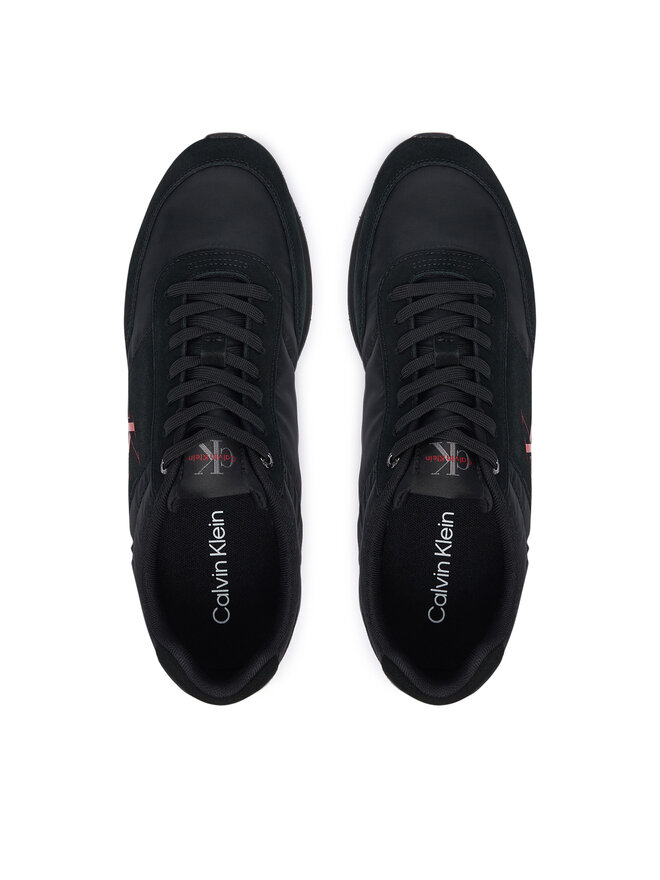 Calvin Klein Sneakers Calvin Klein Retro Runner Band Lth-Su HM0HM02212 Schwarz