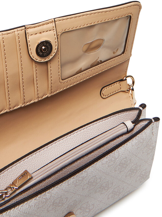 Guess Geantă Guess Noelle II Mini HWBG96 72750 Alb