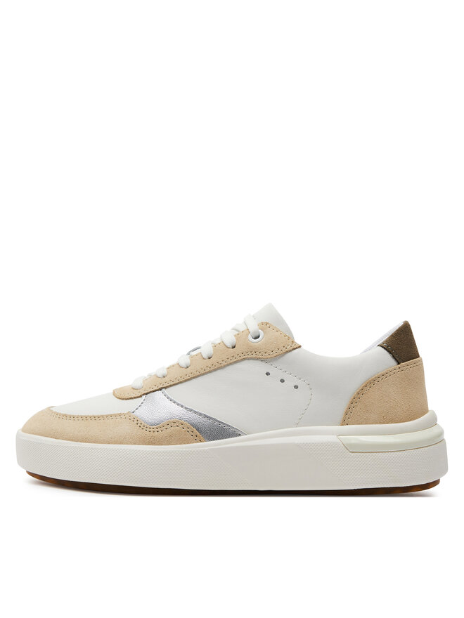 Geox Sneakersy Geox D Dalyla D45QFA 08522 C1ZF3 Biela