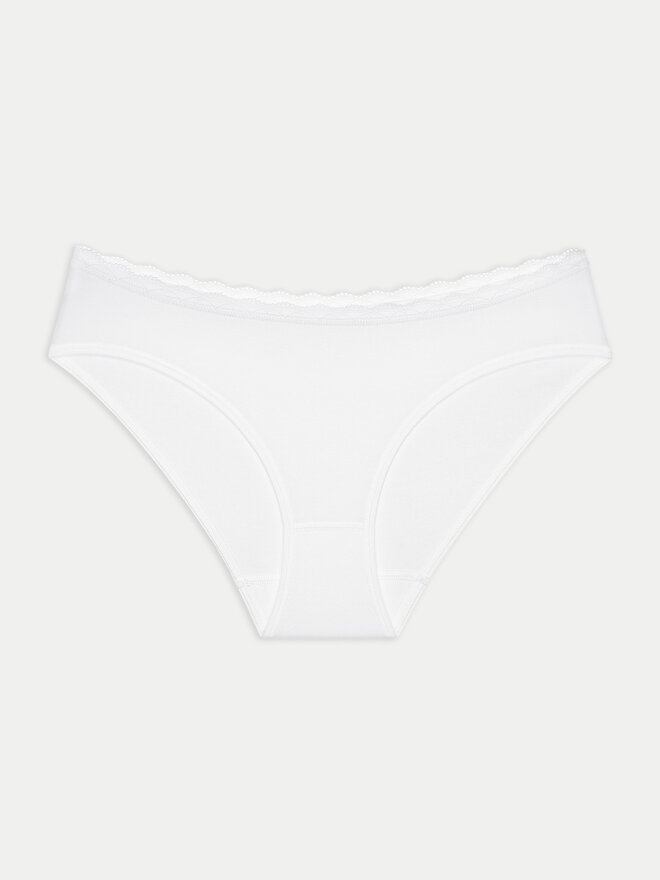 Triumph Triumph Klasične spodnje hlačke Feel Of Cotton 10224973 Bela