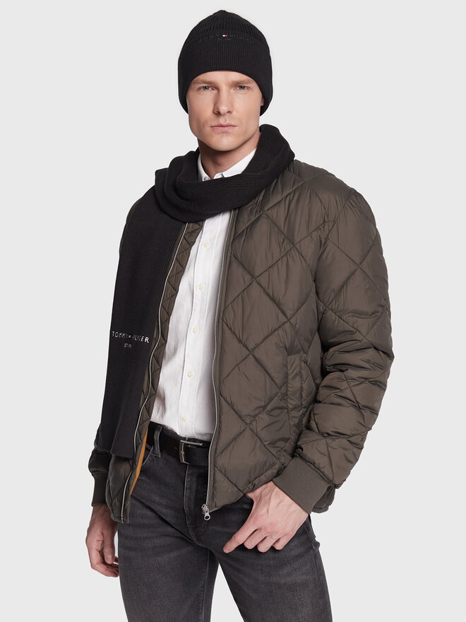 Tommy Hilfiger Zestaw Szalik i Czapka Tommy Hilfiger AM0AM10357 Czarny