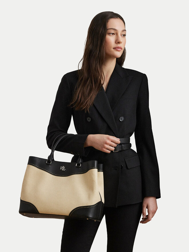 LAUREN RALPH LAUREN Torebka LAUREN RALPH LAUREN Marcy 431966776002 Beżowy