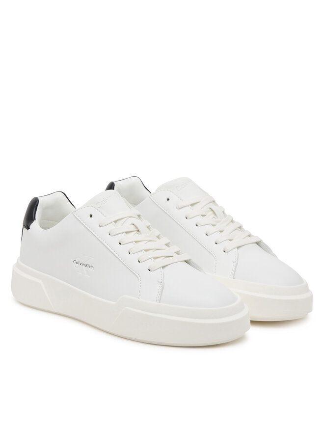 Calvin Klein Αθλητικά Calvin Klein Chunky Cupsole Laceup Lth Wn YW0YW01947 Λευκό