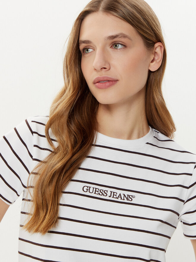 Guess Jeans Guess Jeans Camiseta W4BI53 KCIE1 De color Regular Fit