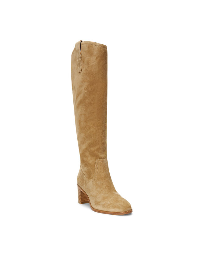 LAUREN RALPH LAUREN Kozačky Lauren Ralph Lauren 802942520001 Hnědá