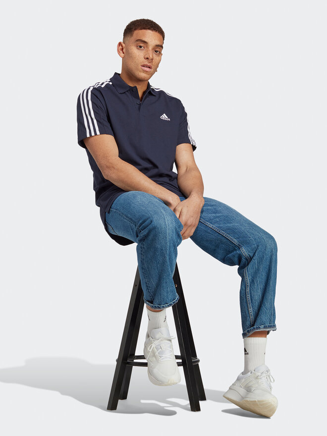 adidas adidas Pólóing Essentials IC9311 Sötétkék Regular Fit