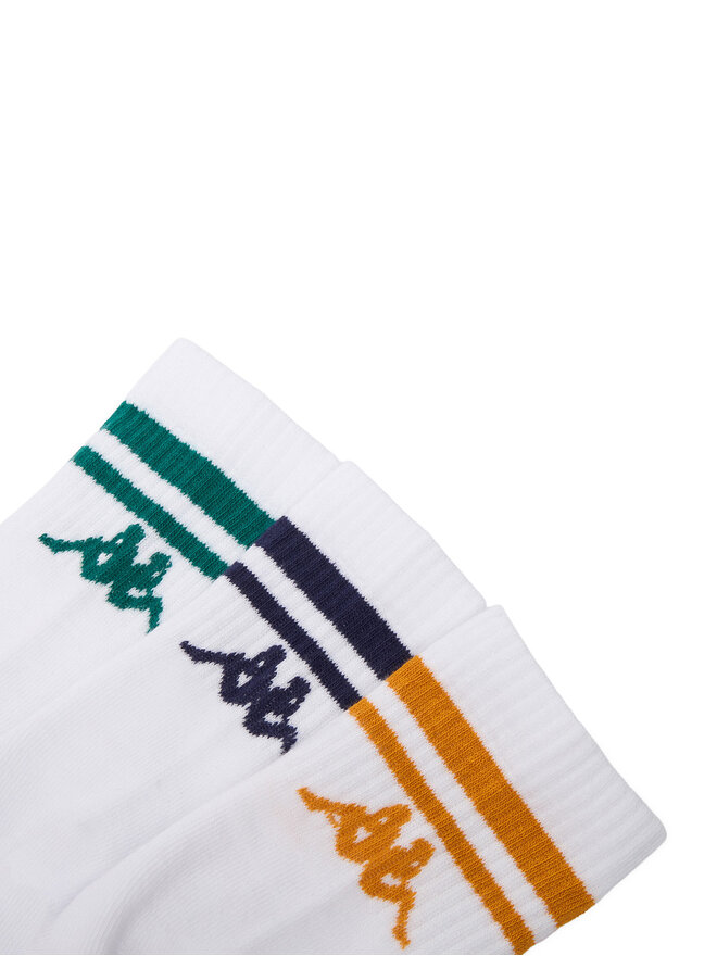 Kappa Lange Socken Kappa CEO_KR_KAPPA_DZ005_W_AW25 Weiß