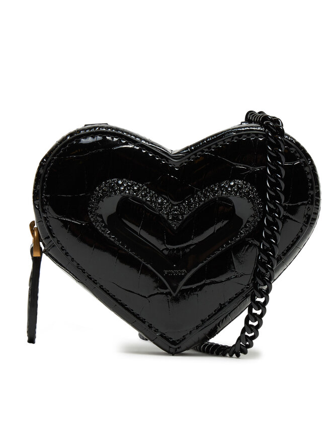 PINKO Monētu maciņš PINKO Heart Pills Holder . AI 24-25 PCPL 103835 Z1SY Melns