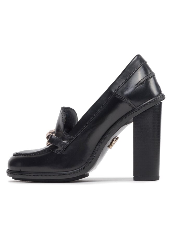 Tommy Hilfiger Pumps Tommy Hilfiger Twist High Heel Loafer FW0FW06692 Schwarz