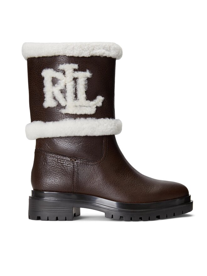 LAUREN RALPH LAUREN Īsie zābaki Lauren Ralph Lauren Carter 802915439002 Brūns