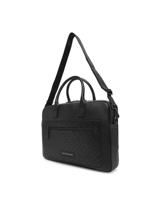 Tommy Hilfiger Brašna na notebook Tommy Hilfiger Th Monogram Computer Bag AM0AM13209 Černá