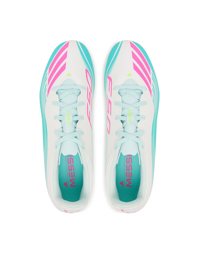 adidas Взуття для футболу adidas F50 Messi Club Fg/Mg JQ0946 Бірюзовий