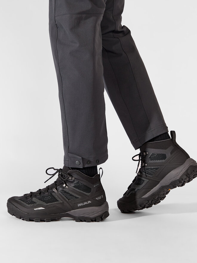 Трекінгові черевики Mammut Ducan Mid Gtx GORE-TEX 3030-03541-00288-1075  Чорний | evzuttya.com.ua