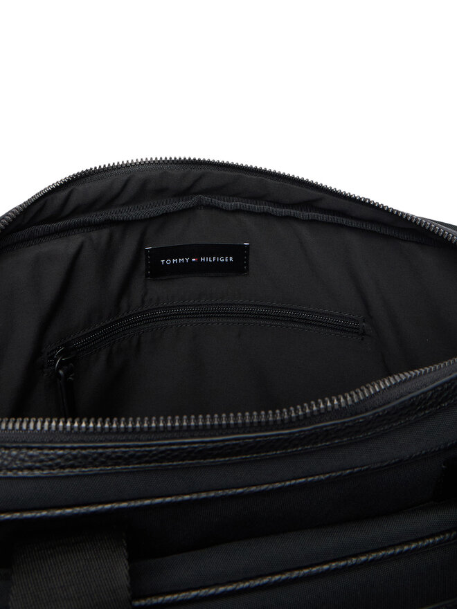 Tommy Hilfiger Laptoptasche Tommy Hilfiger Th Repreve Computer Bag AM0AM14445 Schwarz