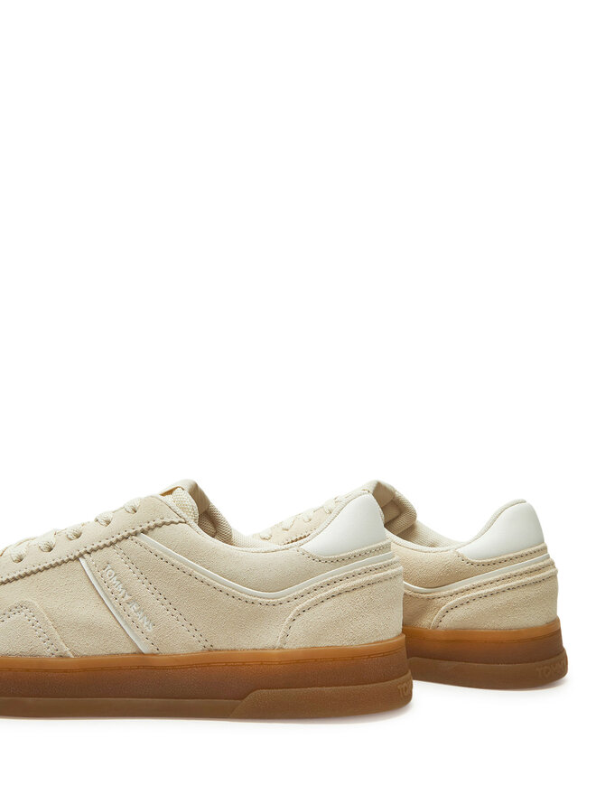 Tommy Jeans Sneakersy Tommy Jeans The Greenwich Suede EN0EN02696 Écru